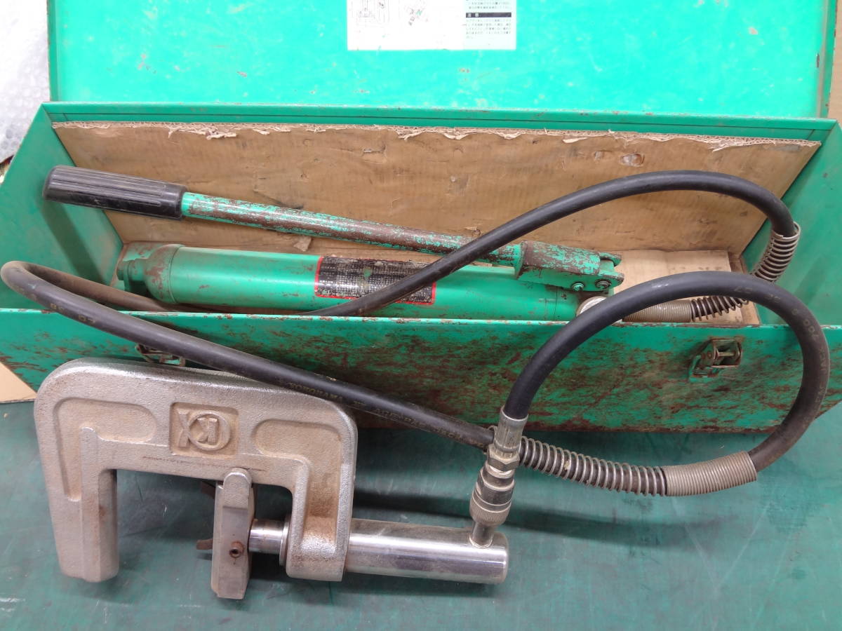 □亀倉 手動油圧ポンプ パイプ断水機 EPー700 P-50N パイプ圧着機 □亀倉 手動油圧ポンプ パイプ断水機 EPー700 P-50N パイプ圧着機