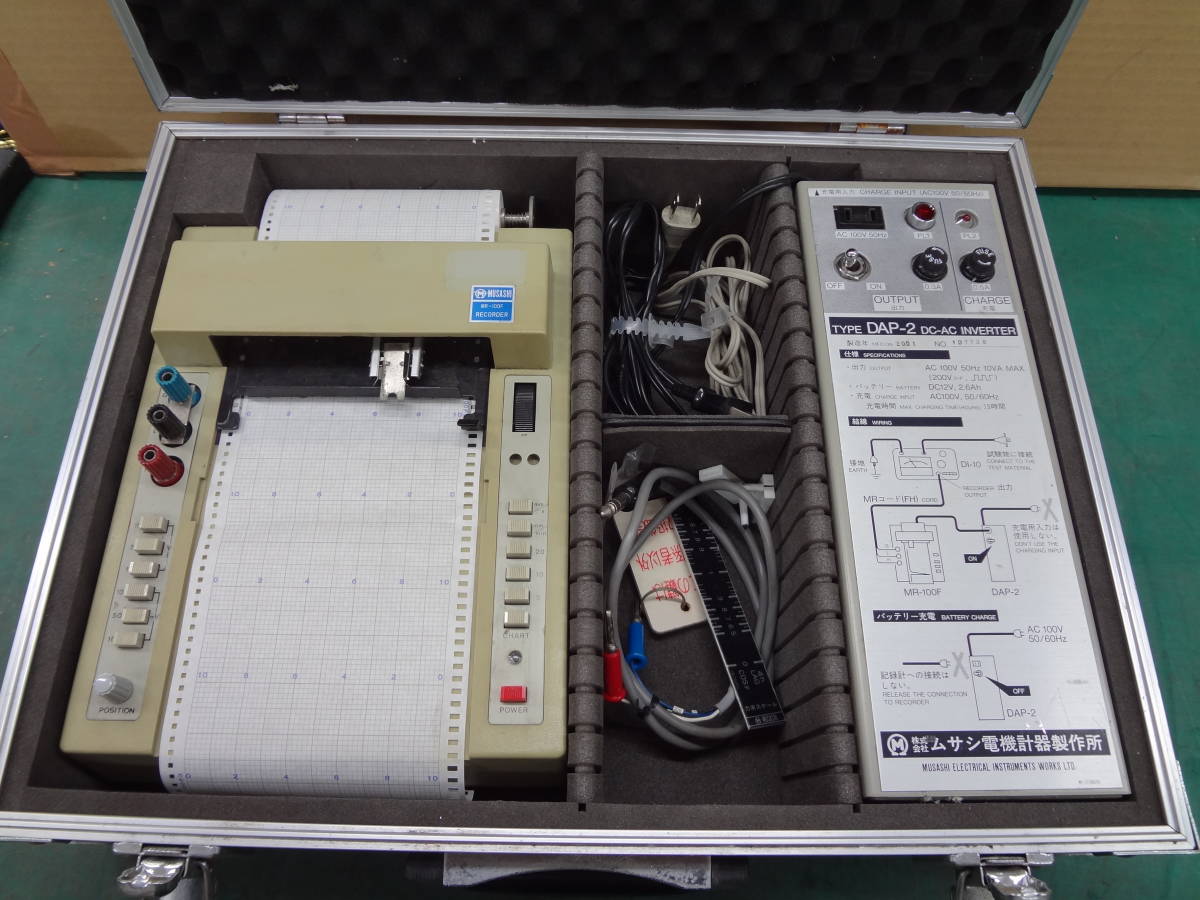□MUSASHI ムサシ電機計器製作所 フラットミニレコーダー MR □MUSASHI ムサシ電機計器製作所 フラットミニレコーダー MR