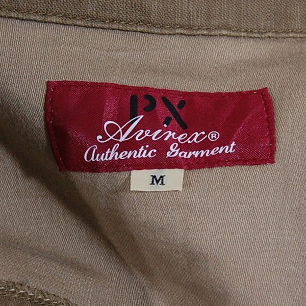  Avirex Avirex# military shirt cotton jacket blouson 6275042#M# khaki series *NK3d14335