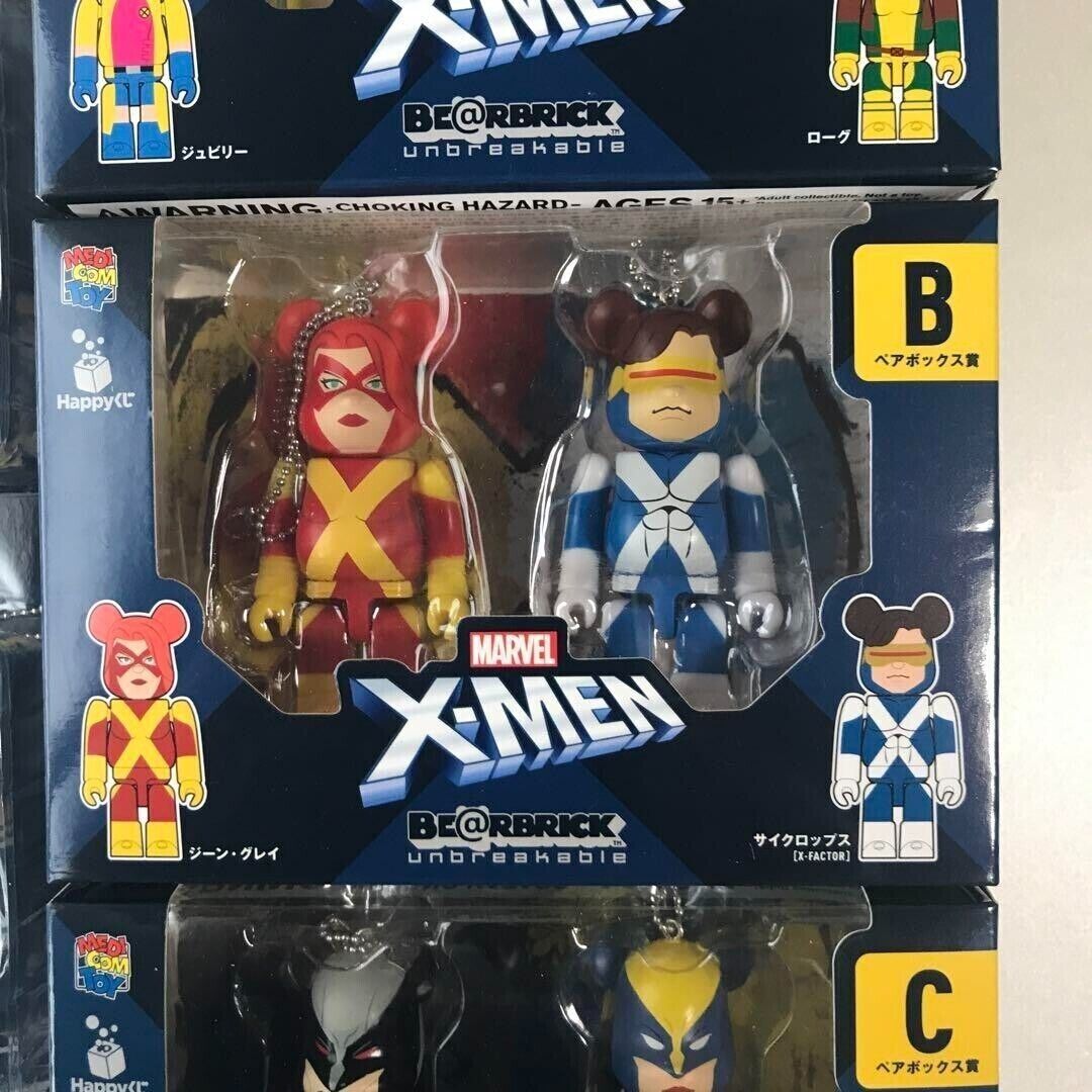  新品未開封 ベアブリック BE@BRICK X-MEN 25点コンプセット Happyくじ Bearbrick _画像7