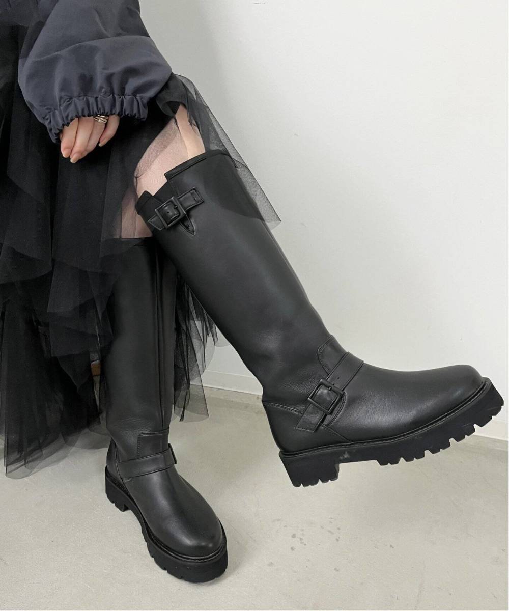 22AW 新品 別注 L'Appartement アパルトモン × CAMINANDO カミナンド ENGINNER LONG BOOTS エンジニアブーツ ロング ブーツ 黒 7_画像10