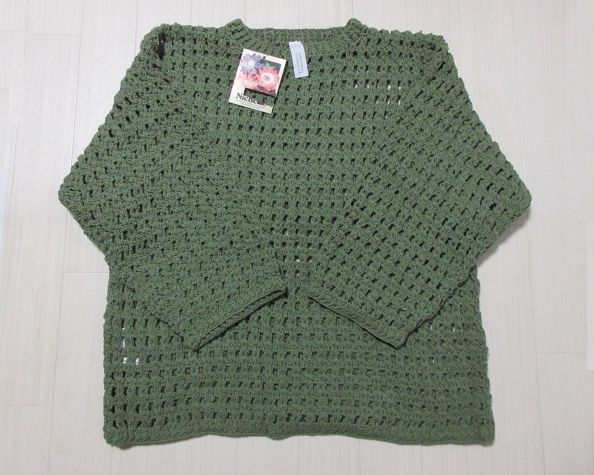 希少 macmahon knitting mills マクマホンニッティングミルズ ニット カーキ_画像3