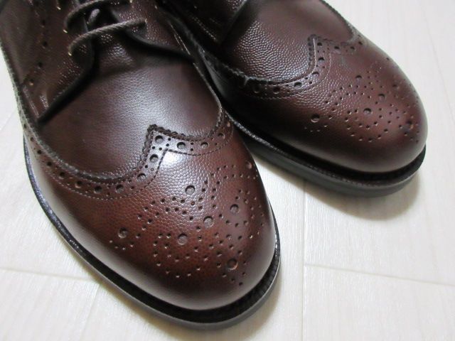 * старый магазин обувь магазин * не использовался обычная цена 49940 иен большой . производства обувь Otsukao-tsukaHS2422 морщина type вдавлено . Wing chip кожа обувь кожа обувь 24