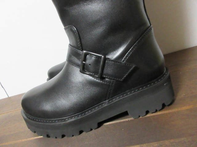 22AW 新品 別注 L'Appartement アパルトモン × CAMINANDO カミナンド ENGINNER LONG BOOTS エンジニアブーツ ロング ブーツ 黒 7_画像7