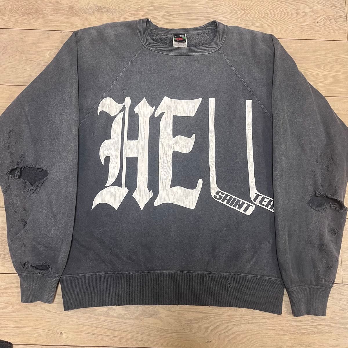 Saint Michael denim tears hell スウェット トレーナー　Saint Mxxxxxx セントマイケル