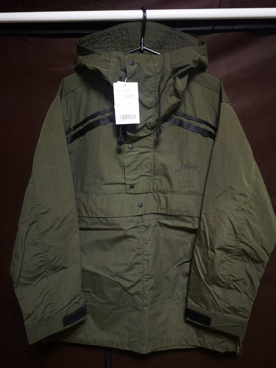 ★新品 サイズS ナンガ タキビフィールドアノラックパーカー ダークカーキ NANGA TAKIBI FIELD ANORAK PARKA 焚き火 焚火★