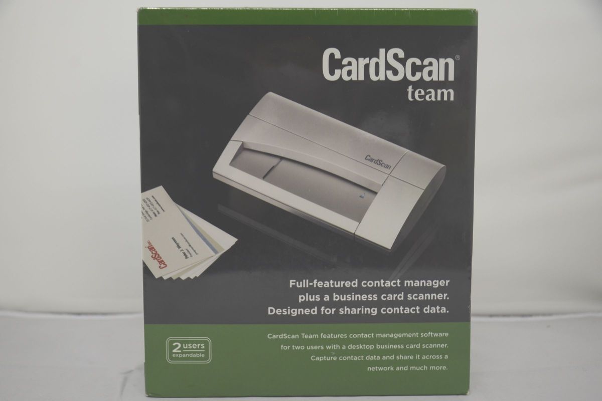 インボイス対応 新品 2users カードスキャンチーム CardScanteam_画像1