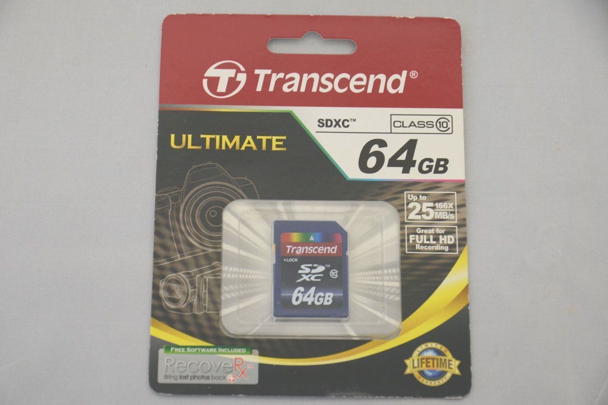 インボイス対応 新品 トランセンド SDXC 64GB TS64GSDXC10 Transcend SDカード_画像1