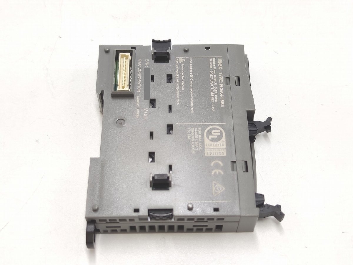 インボイス対応 中古 IDEC FC6A-N16B3_画像1