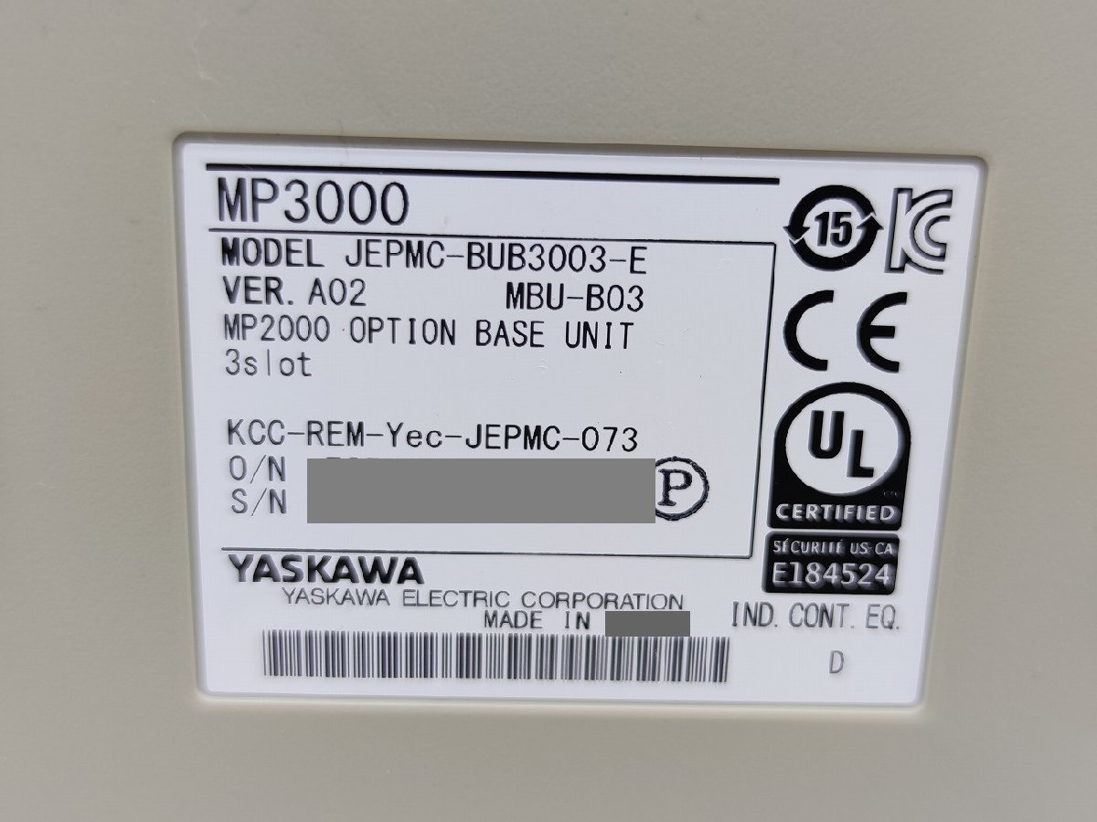 Yahoo!オークション - インボイス対応 中古 安川電機 YASUKAWA Yahoo!オークション - インボイス対応 中古 安川電機 YASUKAWA