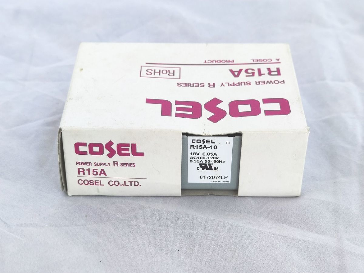 インボイス対応 箱よごれあり 未使用 COSEL R15A-18 コーセル その1_画像1