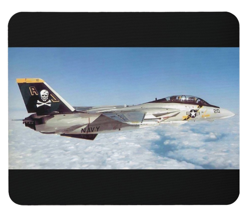 戦闘機 F-14 トムキャットのマウスパッド（世界の戦闘機シリーズ）　_見本写真６