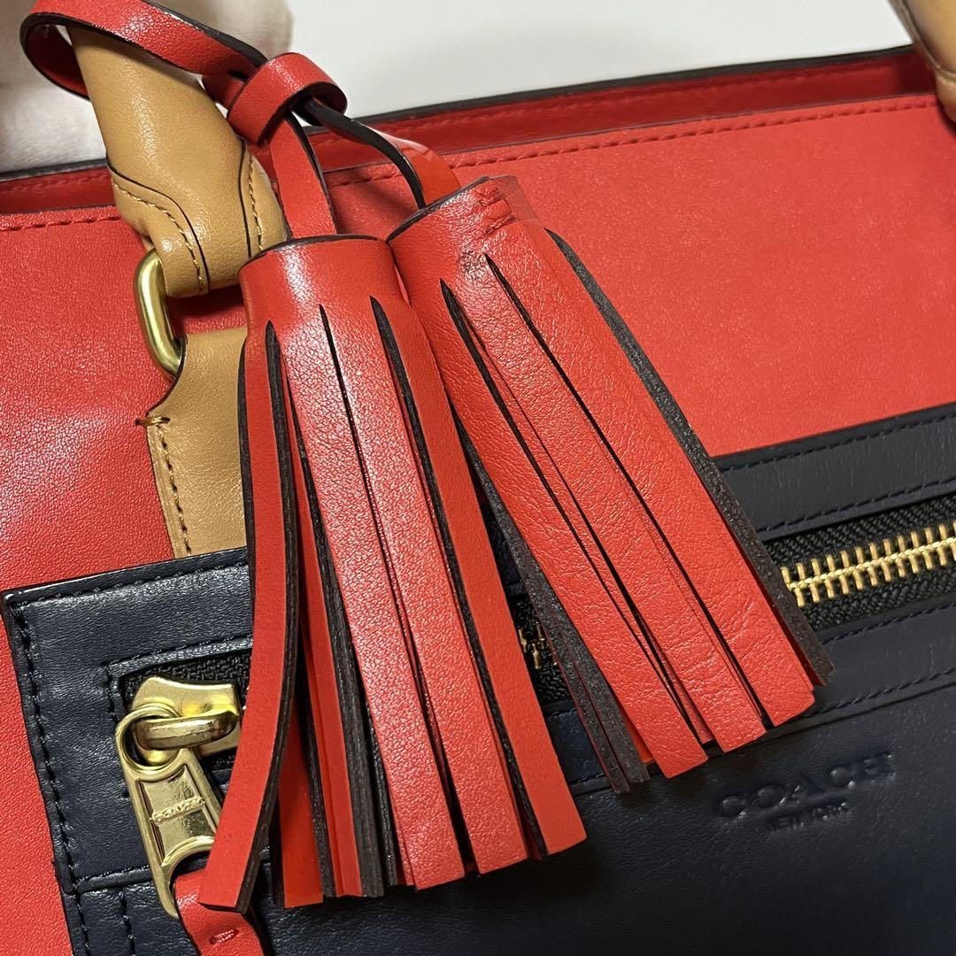 COACH コーチ レガシー legacy トートバッグ バイカラー 中古 COACH コーチ レガシー legacy トートバッグ バイカラー 中古