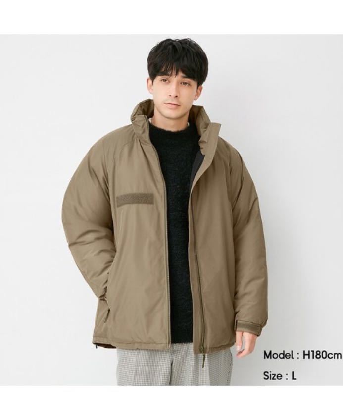 GU ヒートパデットボリュームブルゾン ブラック L ECWCS LEVEL7 GU ヒートパデットボリュームブルゾン ブラック L ECWCS LEVEL7