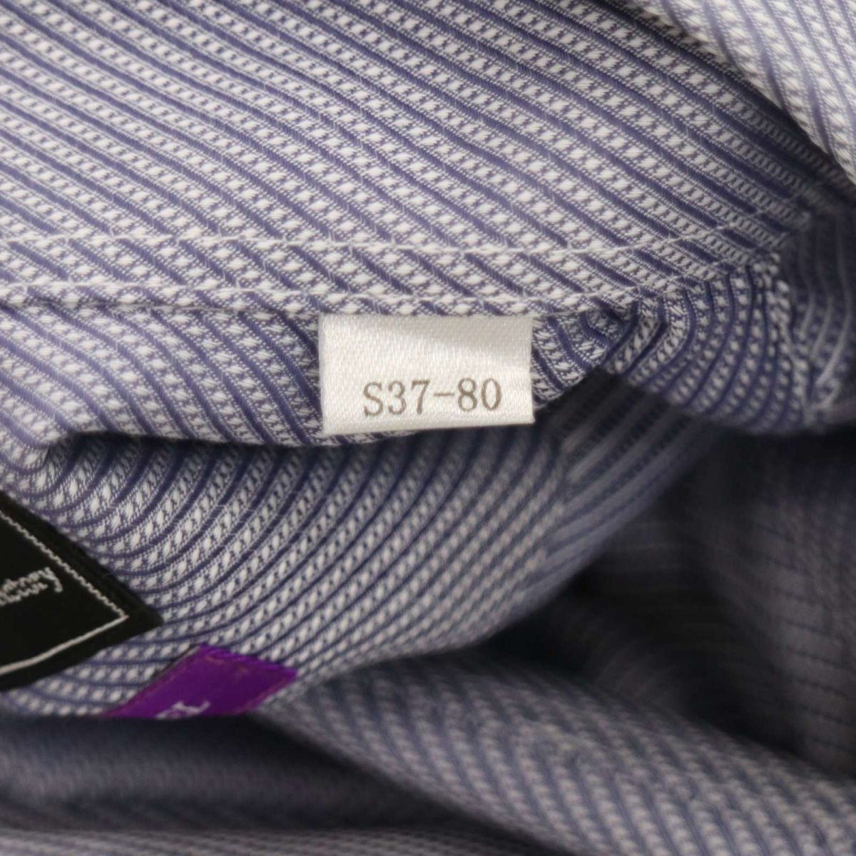 【新品 未使用】 P.S.FA パーフェクトスーツファクトリー 通年 長袖 ドレスシャツ ワイシャツ Sz.S37-80　メンズ ビジカジ　C3T11746_C#C_画像7