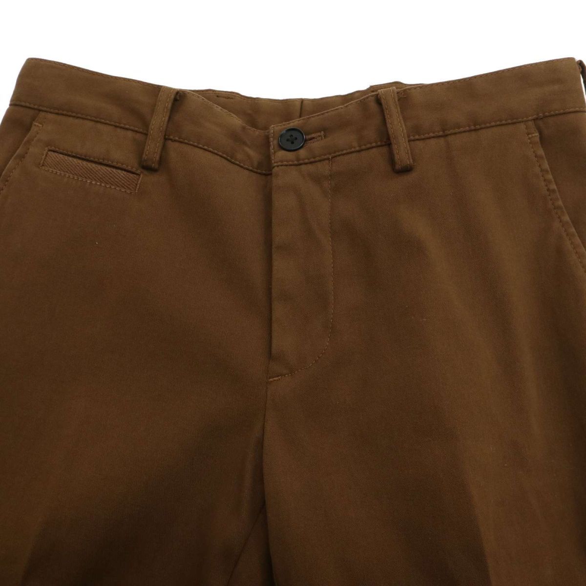 JOSEPH HOMME ジョセフ オム 通年 vintage chino PANTS★ スリム ストレッチ チノ スラックス パンツ Sz.44　メンズ 茶色　C4B00168_1#R_画像3