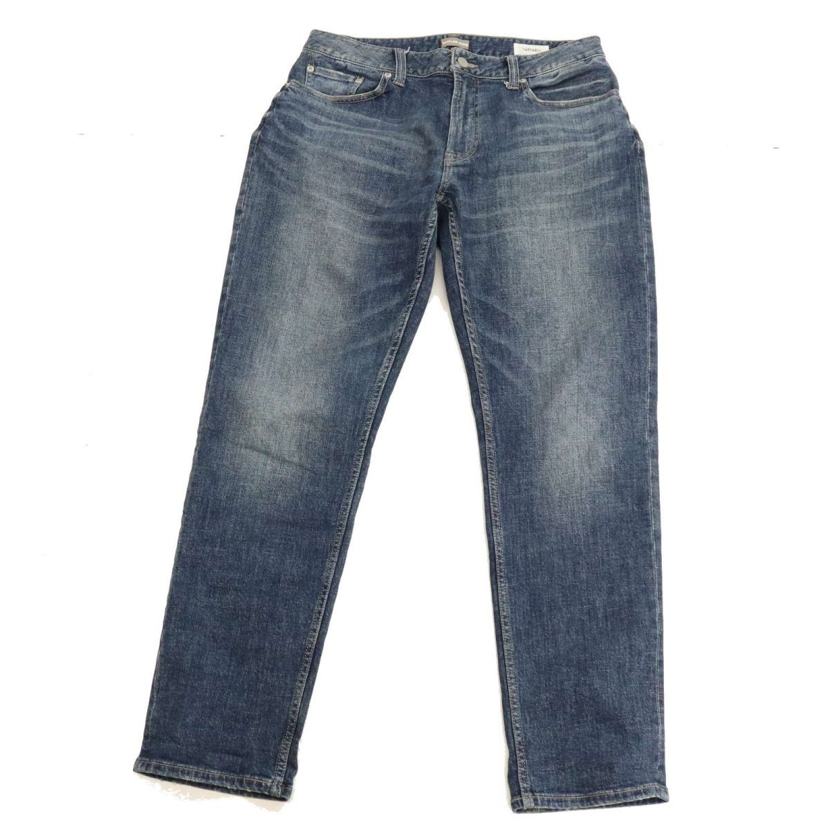 BAYFLOW DENIM ベイフロー USED加工★ ストレッチ テーパード デニム パンツ ジーンズ Sz.2　メンズ　C4B00301_1#R_画像2