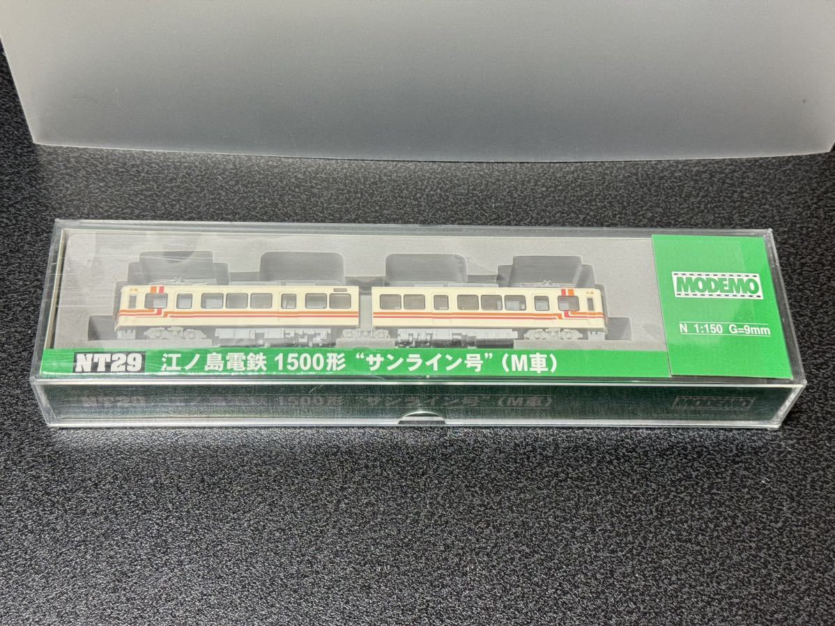 MODEMO モデモ NT29 江ノ島電鉄 1500形 サンライン号 M車_画像6