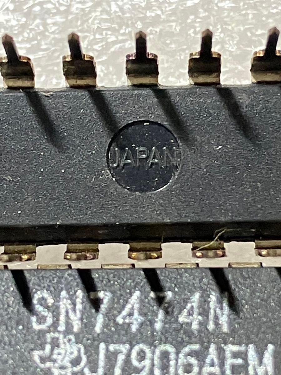 Texas Instruments SN7474N IC 14ピン 日本製 / 5個セット 【ジャンク 動作未確認】
