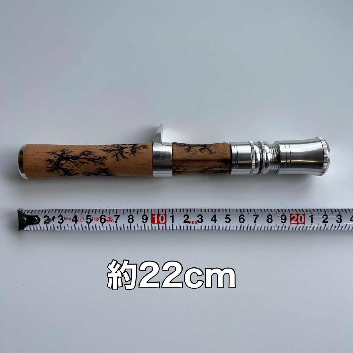 ベイトロッド用　グリップ　8mm-9mm 天然木　自作　カスタム　ベイトロッド　 釣り　釣竿_画像2