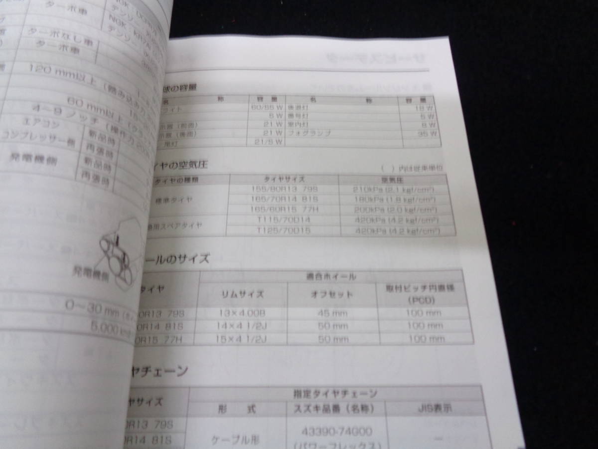 HN22S Kei/ケイ 取扱説明書/取説 オーナーズマニュアル 2001年11月発行_画像4