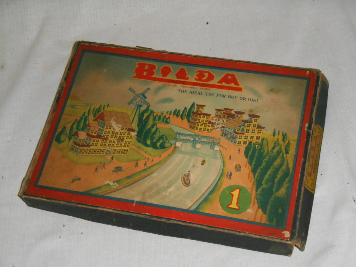 古いブリキ建築模型☆BILDA・ビルダNo11925☆ ブリキ 古いブリキ建築模型☆BILDA・ビルダNo11925☆ ブリキ