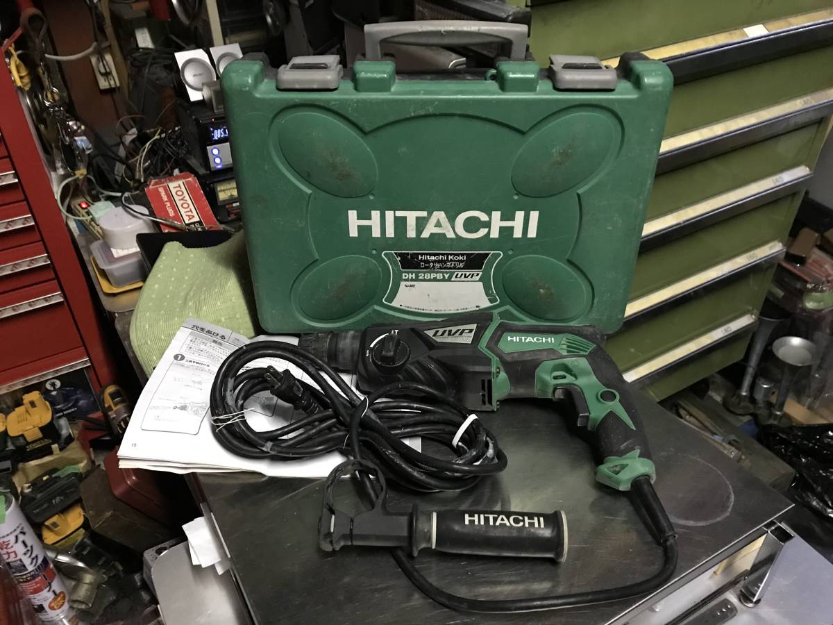 販売販促中古品 Hitachi Koki 日立工機 28mm ロータリハンマドリル DH28PC 本体