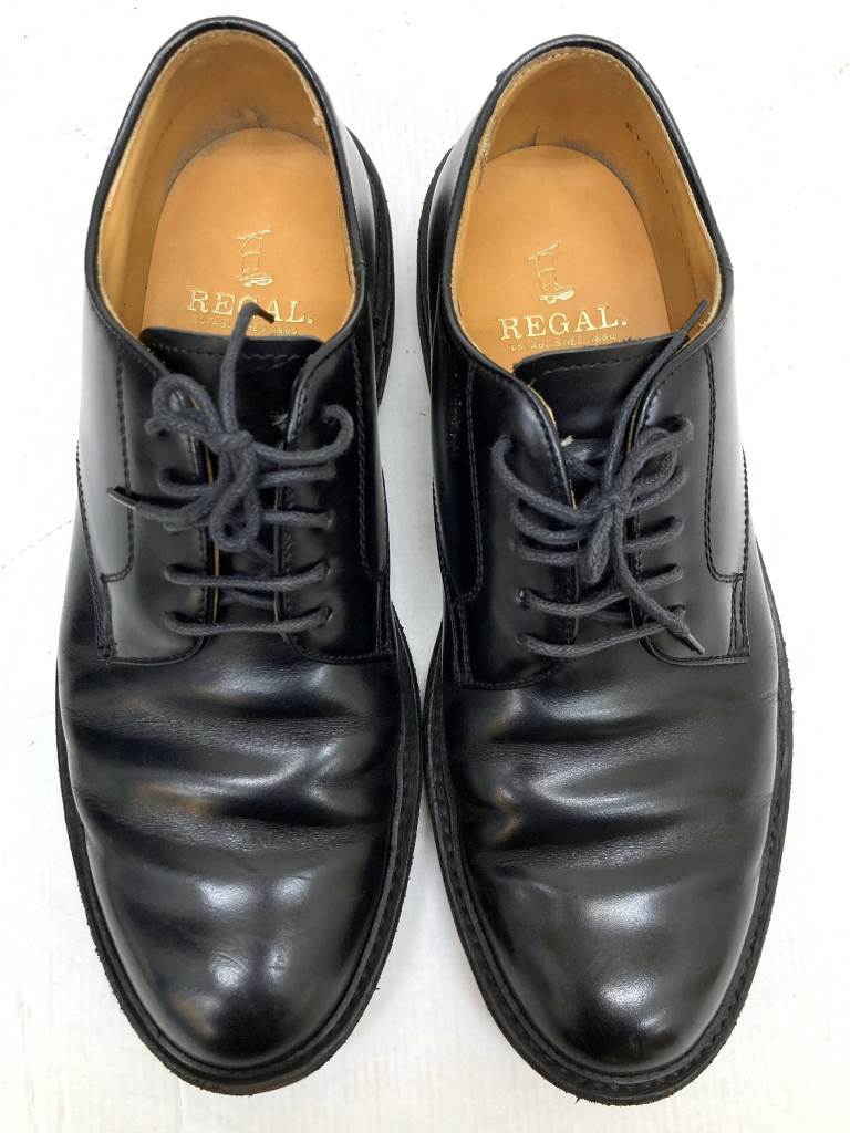 【1円～】REGAL リーガル ビジネスシューズ プレーントゥ レースアップ 紐 E1 J1057 G JU13 サイズ25.5cm メンズ 靴 革靴 _画像2