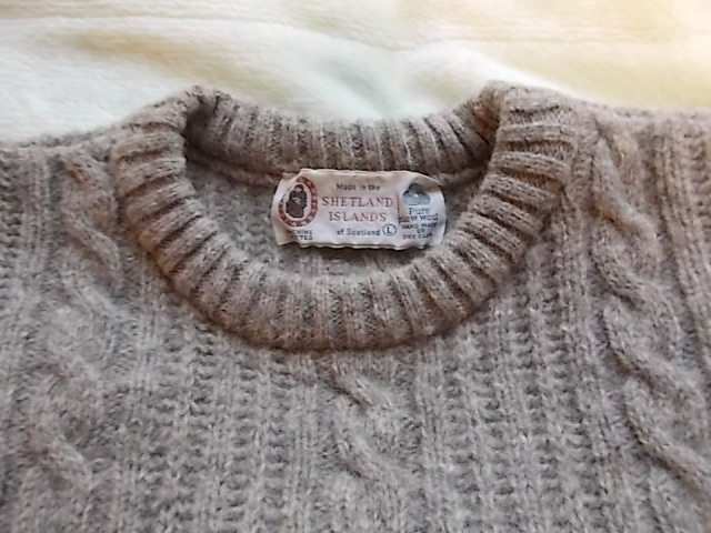シェットランドセーター　メンズ　Ｌサイズ　英国製