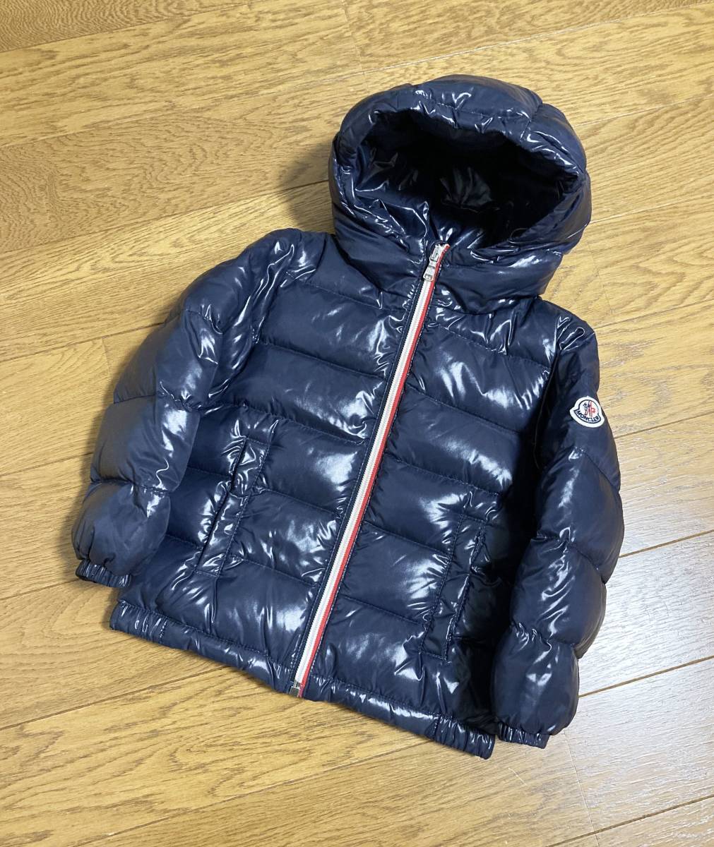 美品☆[MONCLER] NEW AUBERT キッズ ショートダウンジャケット 2anni