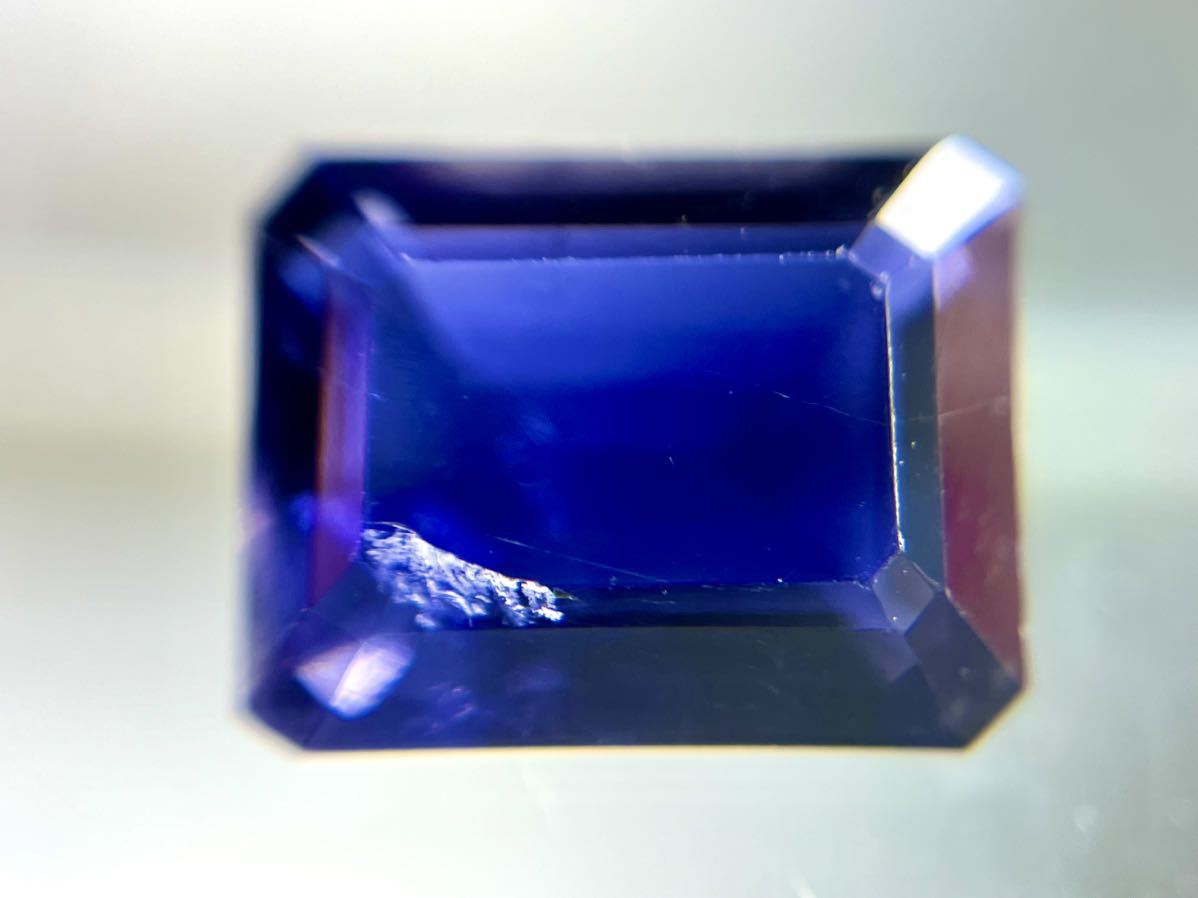 1.94ct 天然バイオレットアイオライト　魅惑的なカラー！　アフリカ　パーフェクトシェイプ_画像1