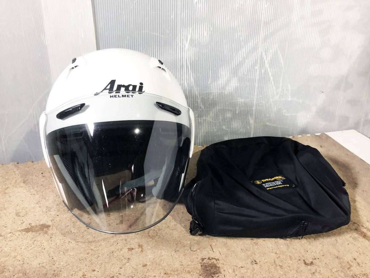 ◎★ 中古★Arai アライ　ヘルメット　57.58cm DEGNER ケース付き【Arai アライ】CQEQ_画像1