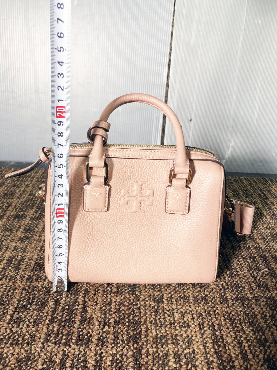 ◎★ 中古★トリーバーチ レディース ハンドバッグ ショルダーバッグ ボストン レザー ブランド スモール【TORY BURCH】CR2H_画像7