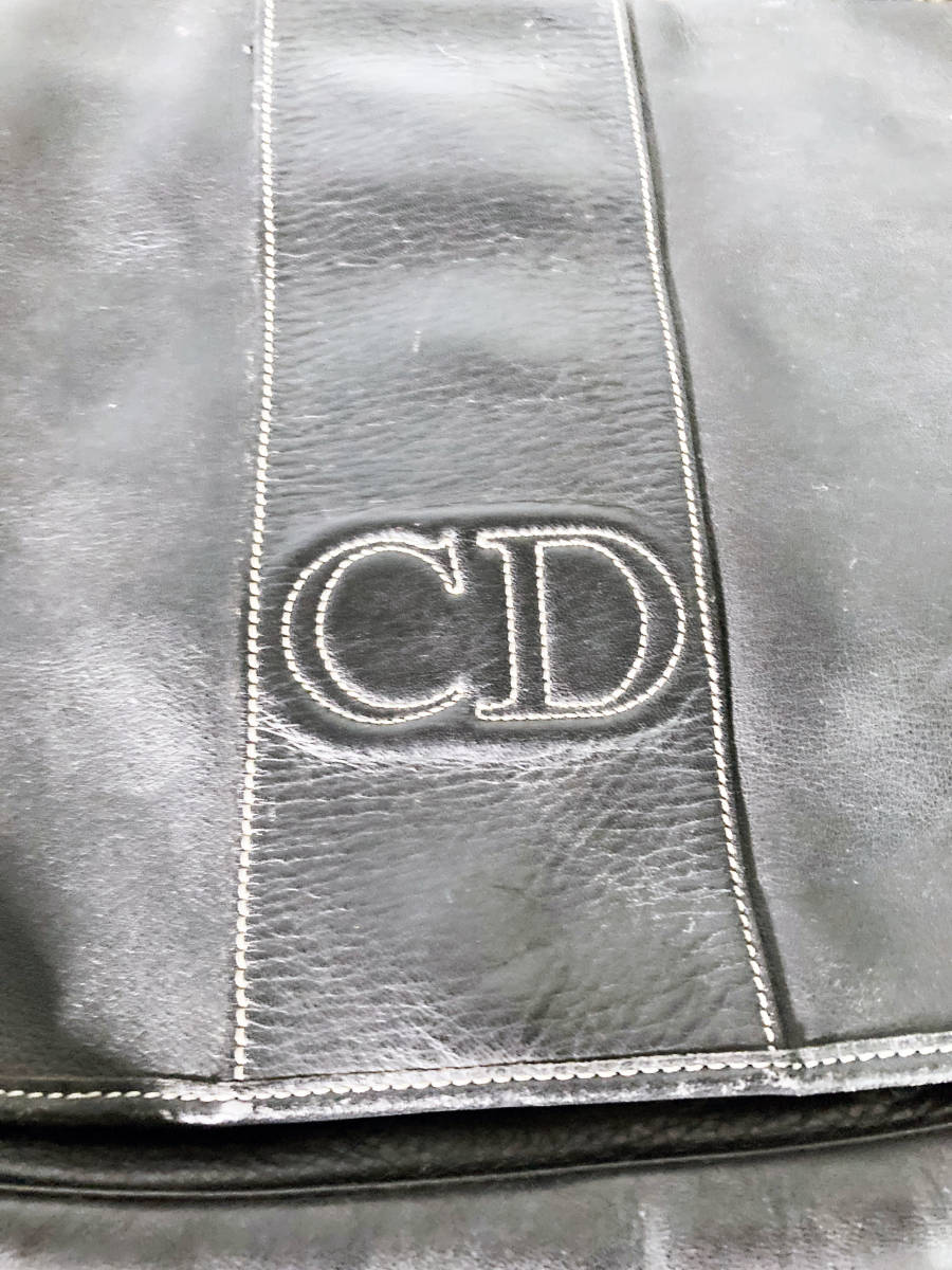 ◎★ 中古★ChristianDior 　クリスチャンディオール バッグ ショルダーバッグ ブラック 黒 ゴールド金具【 ChristianDior 】CR3S_画像5