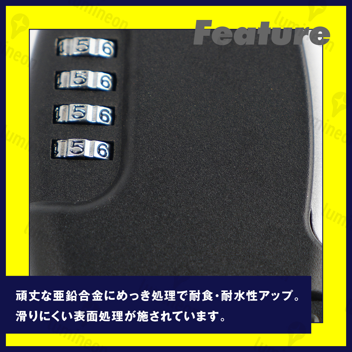 キーボックス ダイヤル式 南京錠 4桁 暗証番号 防犯 グッズ 鍵 盗難防止 キーケース 玄関 セキュリティ 収納 ダイヤル ロック 強力 箱 g177_画像2