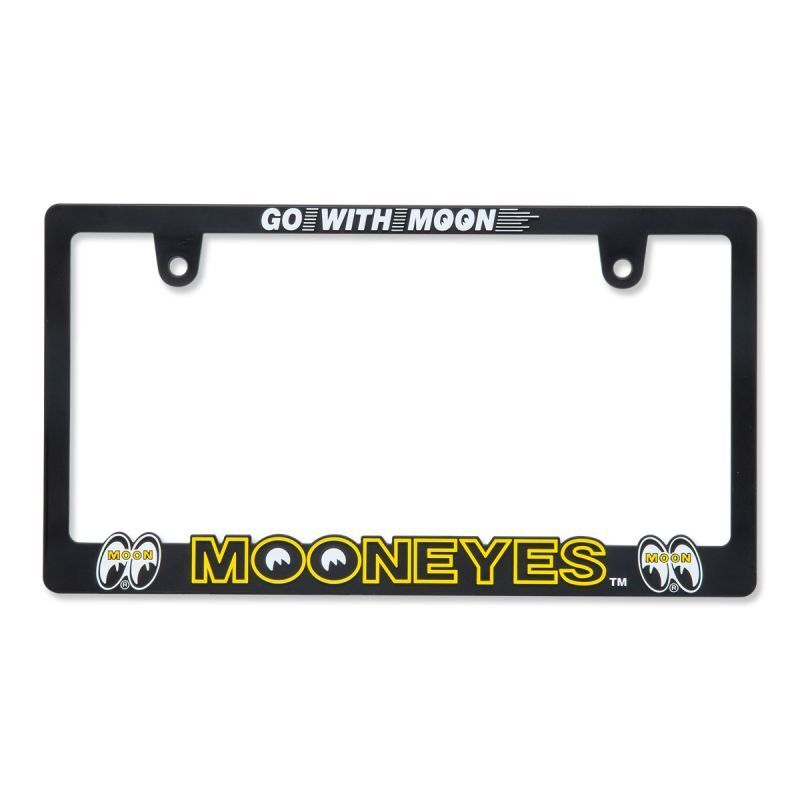 3D MOONEYES Logo license frame for JPN size [MG062BKMO] moon I z