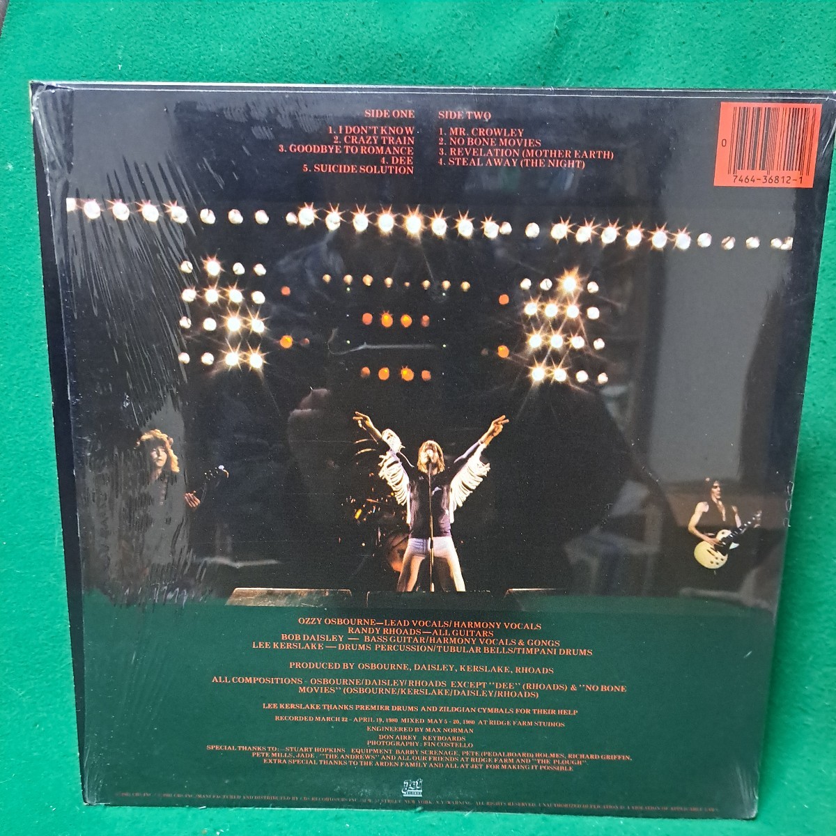 超美盤 米盤 オジー・オズボーン BLIZZARD OF OZZ シュリンク付 送料510円_画像4