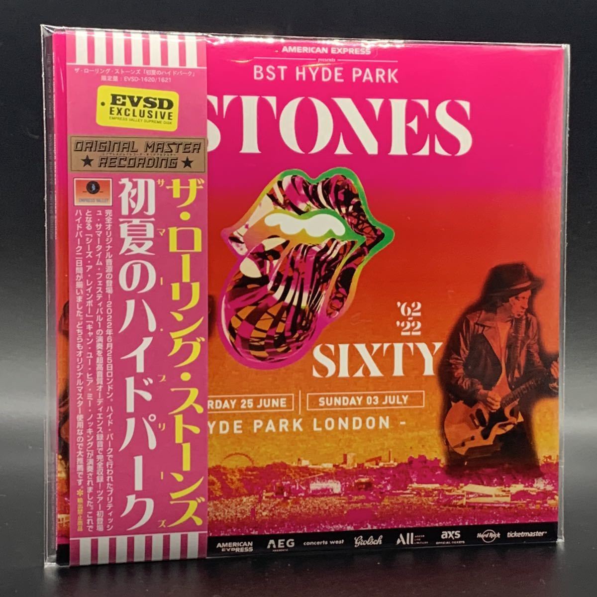 THE ROLLING STONES : SUMMER BREEZE HYDE PARK #1 2022年ハイドパーク初日！EMPRESS VALLEY SUPREME DISK_画像1