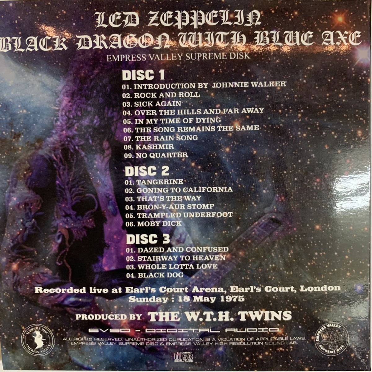 LED ZEPPELIN / THE DEATH OF SLEEPING BEAUTY「眠れる森の美女」(6CD BOX) export cover box