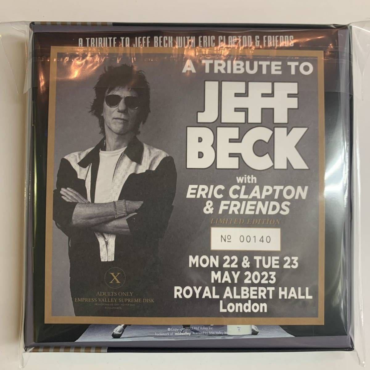 ERIC CLAPTON / JEFF BECK TRIBUTE CONCERT 6CD 2DV D ジェフベック追悼コンサート決定盤！ 初回ボーナスDV DR2枚付き！大人気です！_画像2