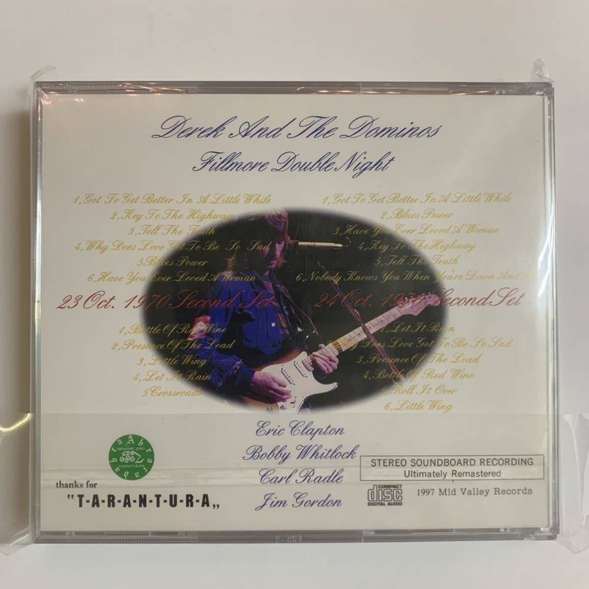 DEREK AMD THE DOMINOS / FILLMORE CONCERT 50周年記念盤 Original Jewel Case P-romo Edition 4CD Very Rare!!!!