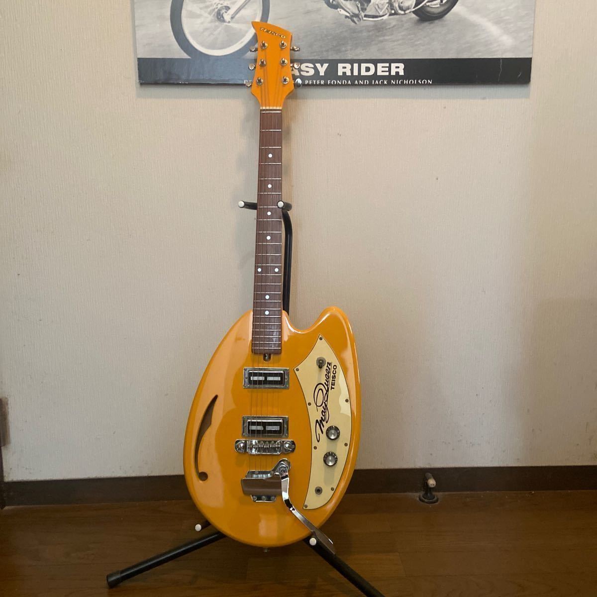 Yahoo!オークション - TEISCO メイクイーン ビザールギター Yahoo!オークション - TEISCO メイクイーン ビザールギター
