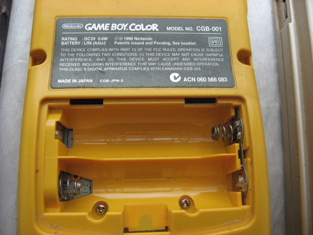 ゲームボーイライト　ゲームボーイカラー　GAME BOY　LIGHT　本体　MBG-101　CGB-001　まとめ売り　3台　現状品_画像7