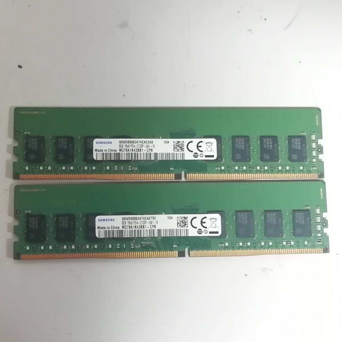 (2008)DDR4 8GB×2 (合計16GB) PC4-2133P ノートパソコン用 _画像1