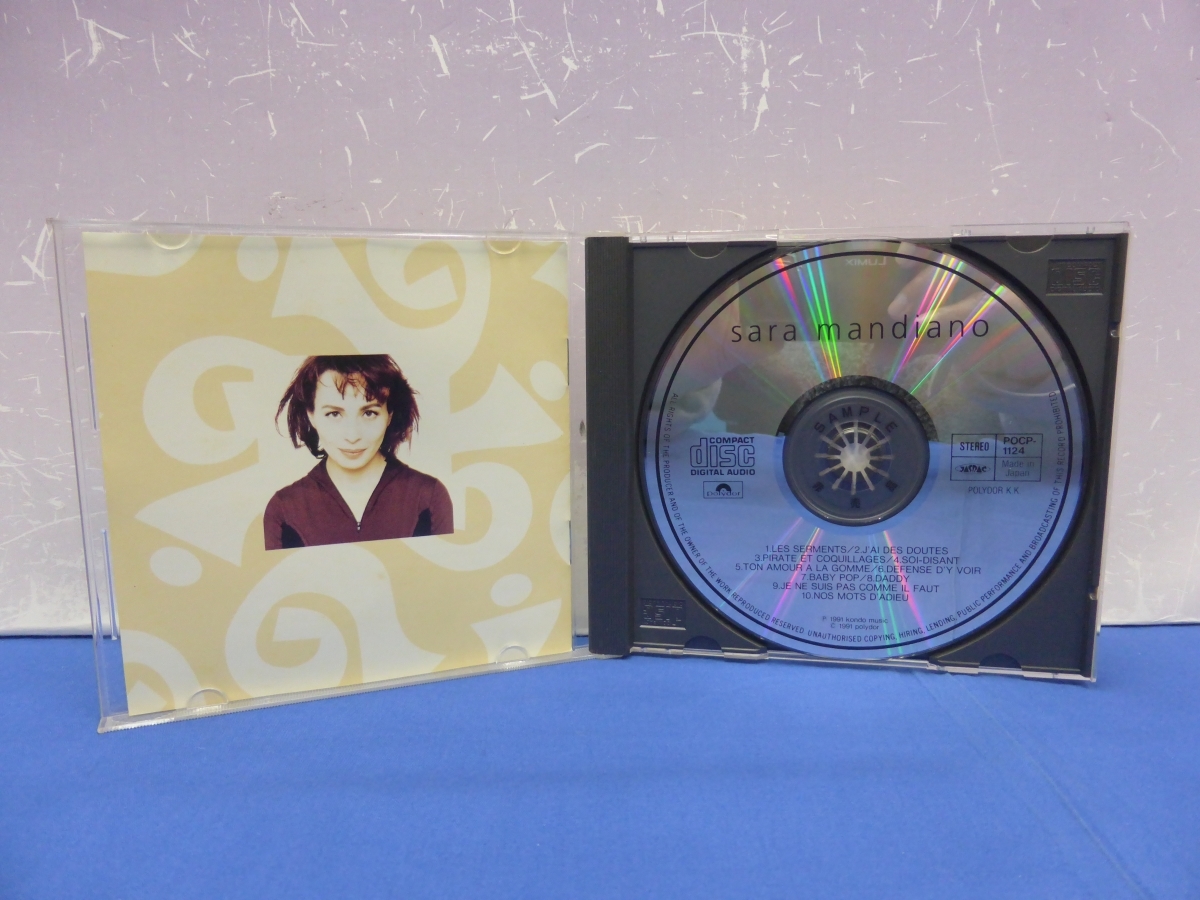 C12　サラ・マンディアーノ / ？ SARA MANDIANO 見本盤 CD_画像3