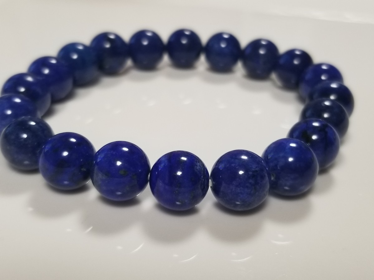 [Сентябрьский камень родов] Lapis Lazuli Natural Stone Браслет Power Stone