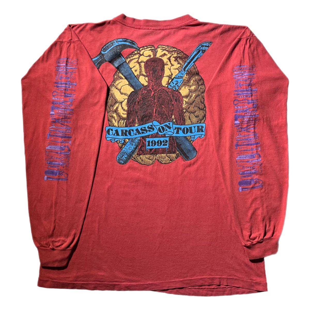 90s carcass カーカス ビンテージ Tシャツ TEE ロンT XL 90s carcass カーカス ビンテージ Tシャツ TEE ロンT XL