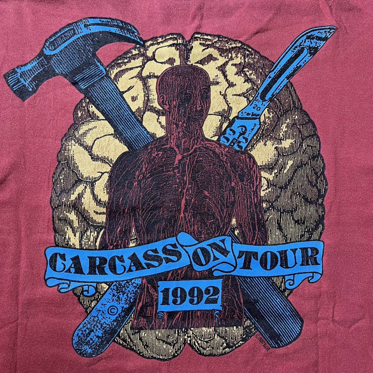90s carcass カーカス ビンテージ Tシャツ TEE ロンT XL 90s carcass カーカス ビンテージ Tシャツ TEE ロンT XL