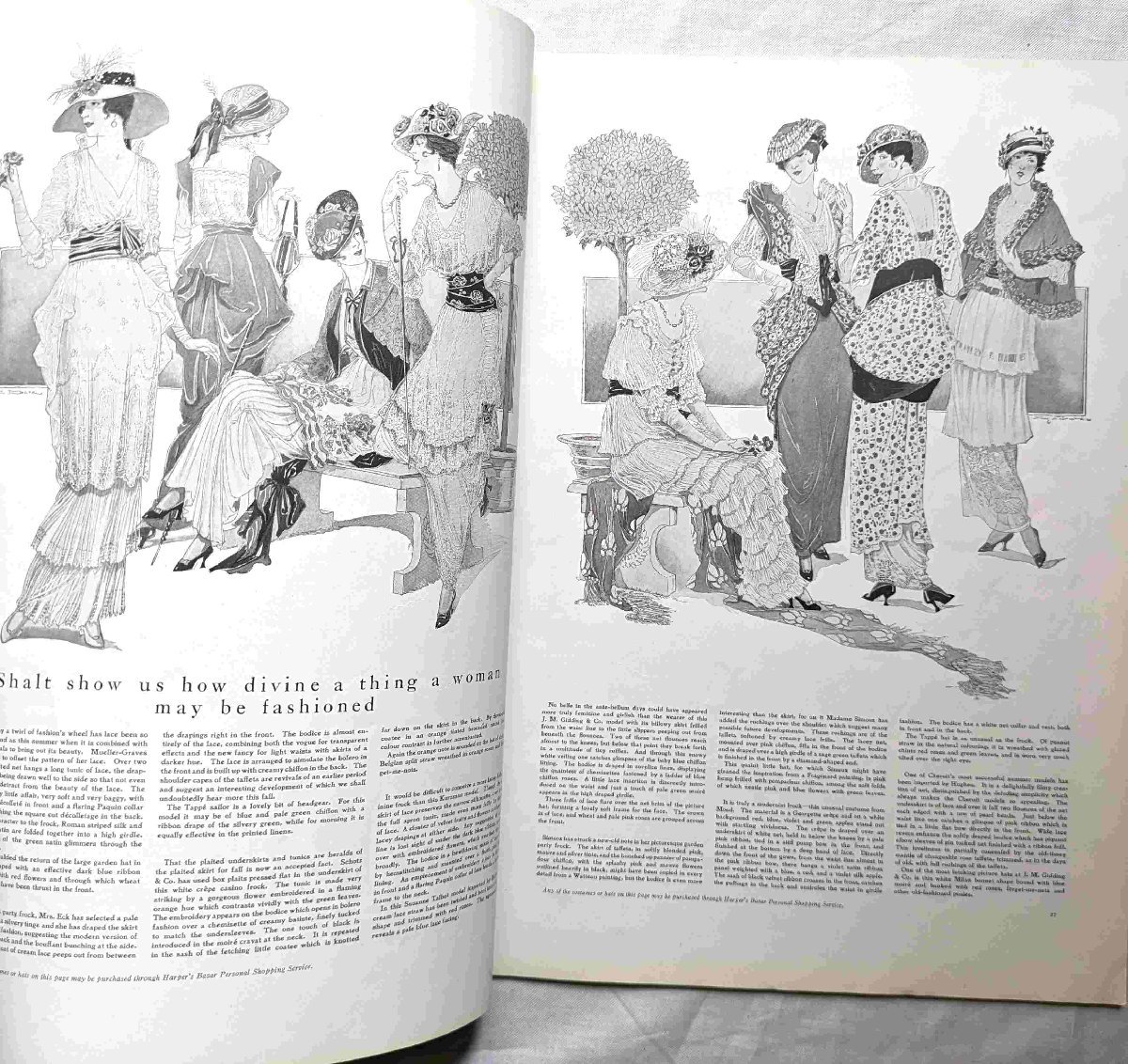 1914年 Harper's Bazar コールズ・フィリップス/ポール・ポワレ 1914年 Harper's Bazar コールズ・フィリップス/ポール・ポワレ