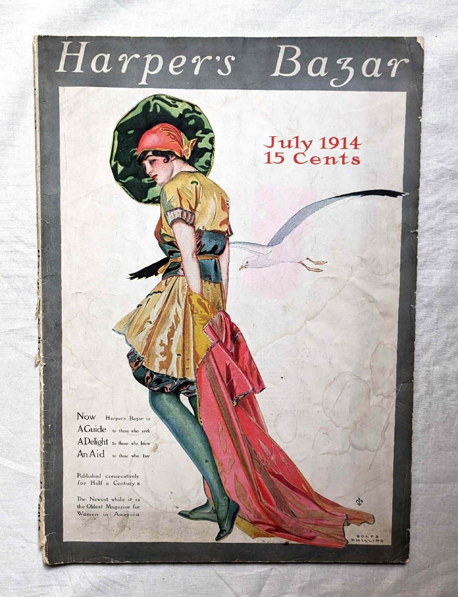 1914年 Harper's Bazar コールズ・フィリップス/ポール・ポワレ 1914年 Harper's Bazar コールズ・フィリップス/ポール・ポワレ